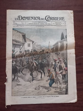 RIVISTA LA DOMENICA DEL CORRIERE N° 42 1916 OCCUPAZIONE ITALIANA IN ALBANIA