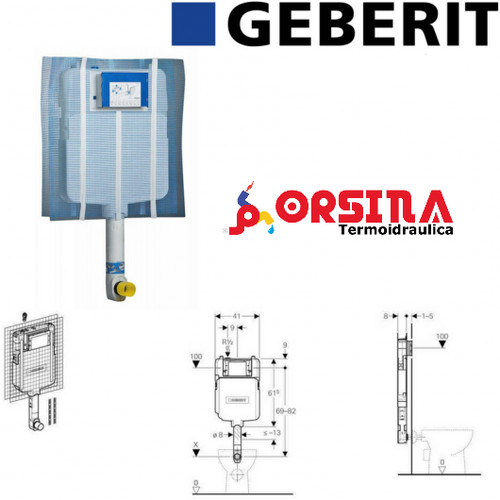 Cassetta geberit incasso - cassetta,