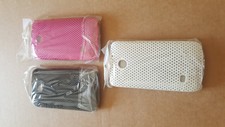N'3 COVER CUSTODIA PER HUAWEI ASCEND U8650 VODAFONE SONIC NERO BIANCO ROSA MESH