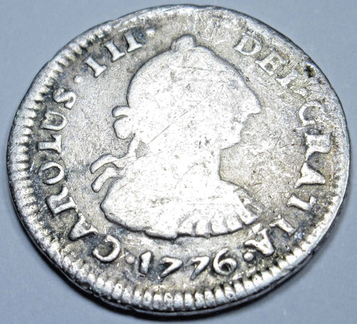 1776 perù spagnolo - 1/2, reales