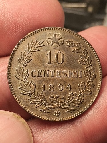 Umberto centesimi 1894 - 10,