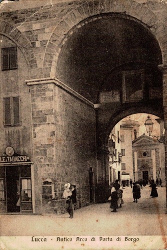 Lucca antico arco porta - antico,