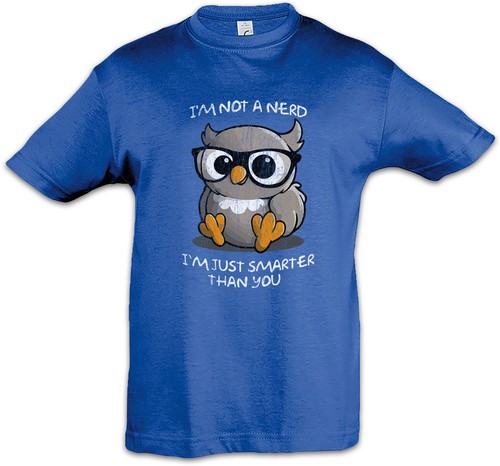 Shirt not a nerd - t-shirt, bambini