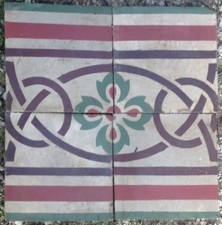 4 mattonelle riggiole in