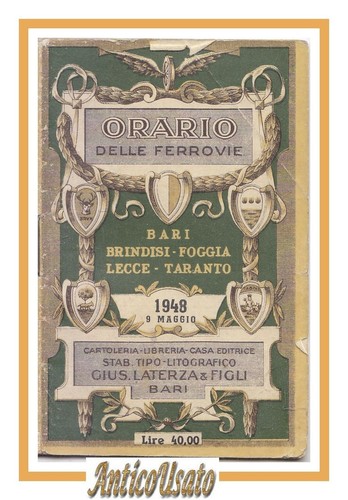 Orario delle ferrovie 1948 - ferrovie,