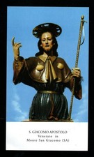 1936 Santino San Giacomo Apostolo da Monte San Giacomo - Salerno