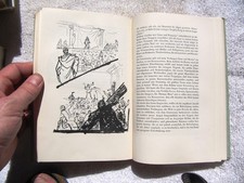 Josef Hegenbarth PEN DRAWINGS Gulliver's Travels GERMAN Die Reisen des Lemuel