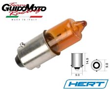 LAMPADINA 12 VOLT 23 WATT ARANCIO BA9S C10 ALOGENA FRECCE MOTO SCOOTER 201128