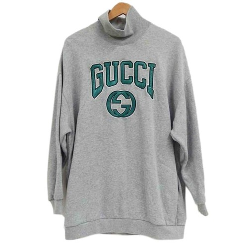 Gucci felpa grigia - felpa, finto