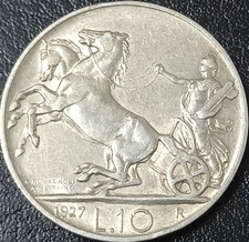 ITALIA MONETA REGNO ARGENTO 10