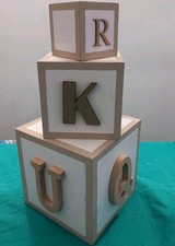 Cubi In Legno Per Baby Shawer