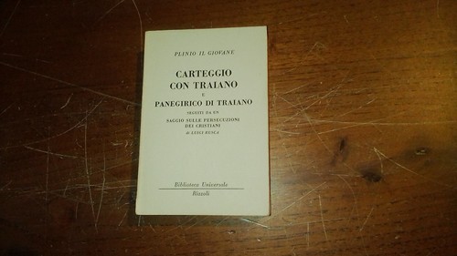 Plinio giovane carteggio - plinio, il