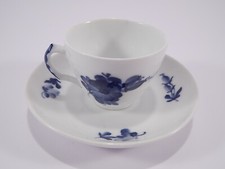 ROYAL COPENHAGEN "Blue Flower" TAZZA  CON PIATTINO