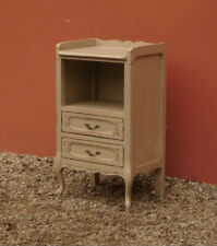 Comodino mobiletto st.provenzale con vano e cassetti, laccato Shabby Chic, '900!