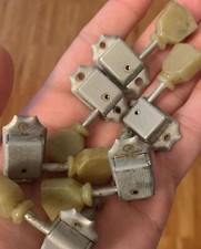 Sintonizzatori Aged CCYLEON Deluxe, set di 6 con boccole e viti, nichel, reliquia