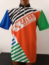 maglia ciclismo originale vintage team COLORI CINISELLO BALSAMO 90's tg XXXL
