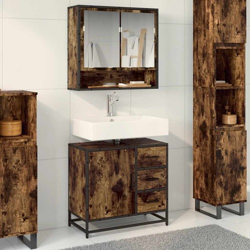 Mobile lavabo bagno - mobile, rovere