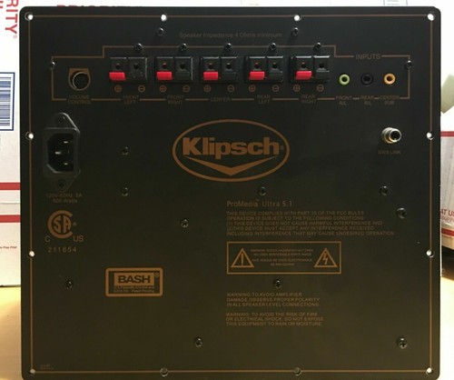 Klipsch promedia 1 - klipsch,
