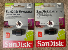 LOT OF 2-SanDisk Extreme 64GB