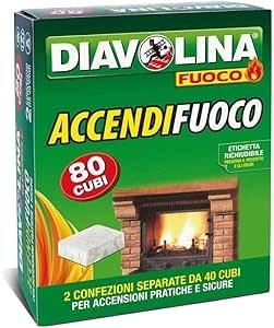 Diavolina set accendifuoco - set,