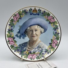 Antico piatto in Ceramica Inglese Regina Madre Elisabetta Casa Reale 100 anni