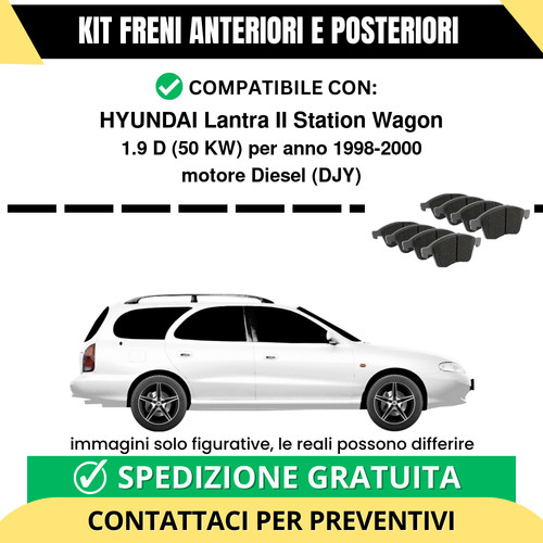 Pastiglie freno ant post - pastiglie,