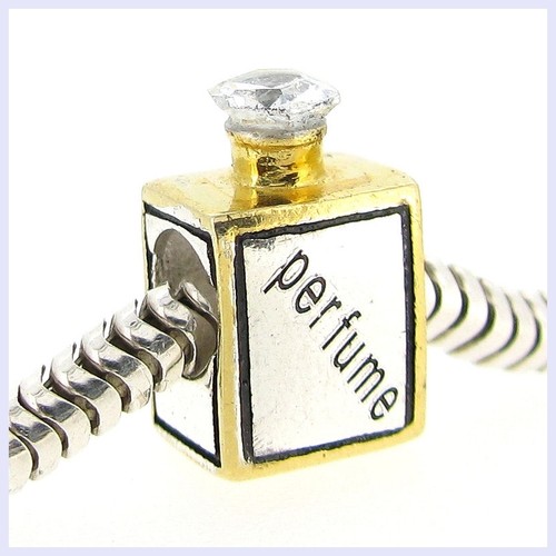 Bottiglia profumo oro - profumo, su