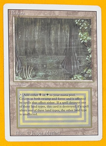 Mtg bayou revisionato - bayou,