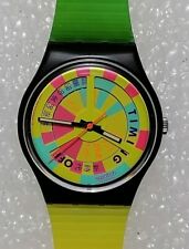 Swatch HOT RAP GR 113 - Vintage originale made in Switzerland 1990 mai usato