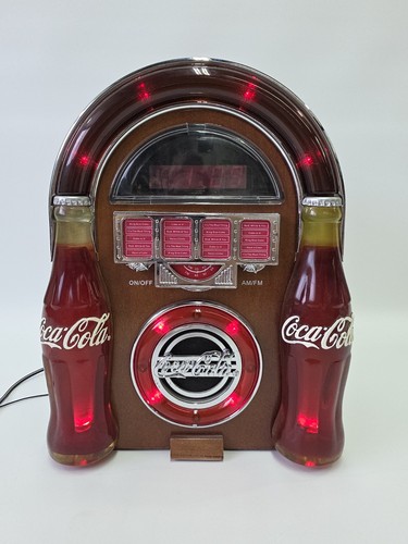 Coca cola jukebox clock - clock, radio
