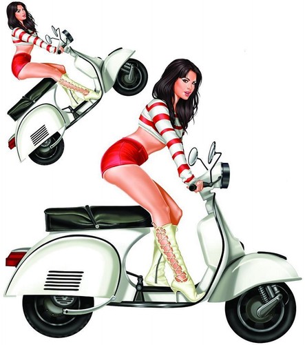 Kit adesivi scooter - kit,