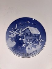 ROYAL COPENHAGEN BING & GRONDAHL Danimarca 7" piatti natalizi 1967-1973