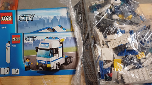 Camion polizia lego - lego, 7288