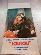 LOCANDINA FILM LOULOU CON GERARD DEPARDIEU  ISABELLE HUPPERT PRIMA EDIZIONE 1981