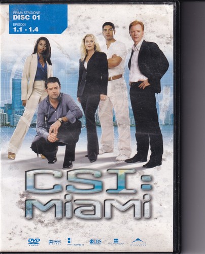 Csi miami prima stagione disc - csi,