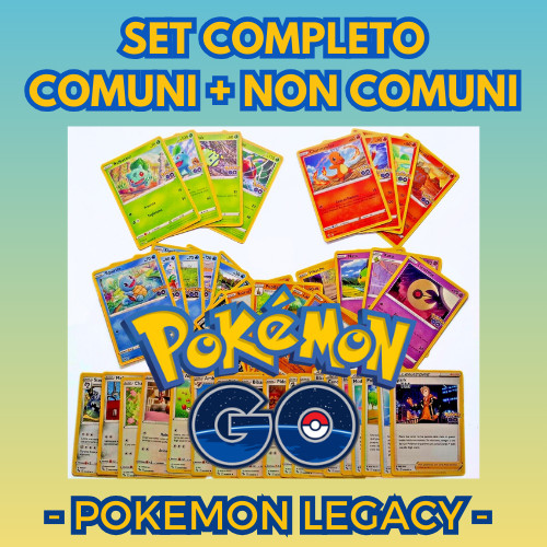 Lotto pokemon set - go,
