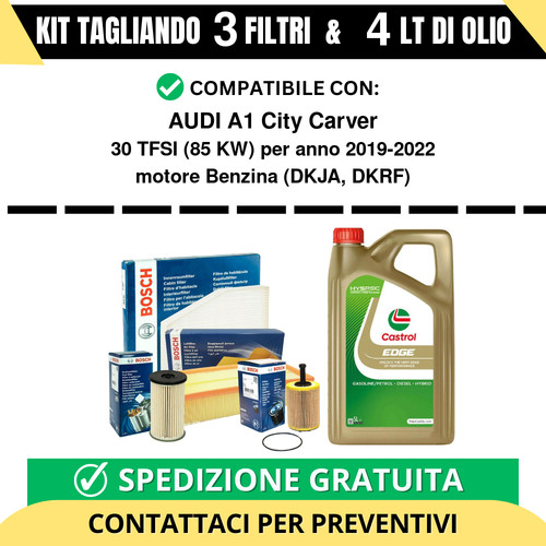 Tagliando filtri bosch 4 - e,