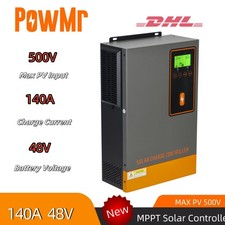 Regolatore di carica solare 140A MPPT 48V regolatore batteria MAX.PV 500VDC doppia ventola