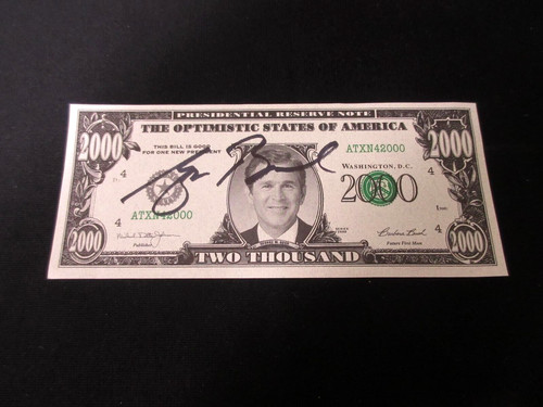 Autografo firmato presidente - firmato,