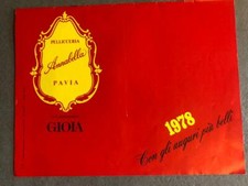 CALENDARIO GIOIA ANNABELLA 1978 -  Vintage - Pellicce - Pelliccia - RARO