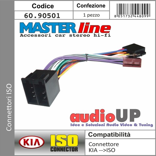 Connettore iso autoradio per - connettore,
