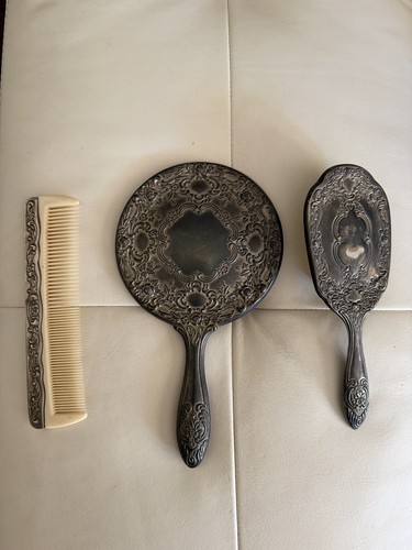Set vanità vintage placcato - set,