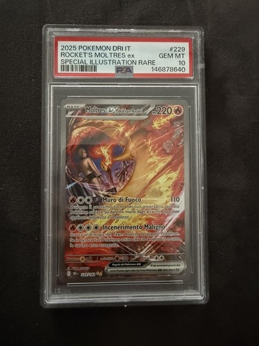 Pokemon moltres del team - ex,