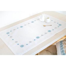 Luca-S Set di punti croce "Fiocco di neve da tavolo", schema di conteggio, 75x46