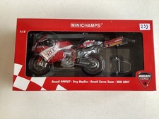 Minichamps modello 1:12 Ducati 999F07 Troy Byliss Xerox Team WSB 2007 confezione originale nuova!