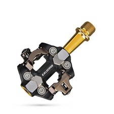 coppia pedali pro mtb e-pm222ti titanio nero 305900100 EXUSTAR pedali bici mtb