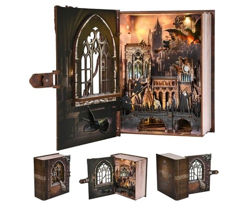 Book nook kit puzzle - book, kit,puzzle