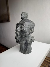 Testa in bronzo di Wainer Vaccari