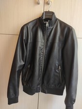 Giubbetto Uomo Finta Pelle Nero Terranova