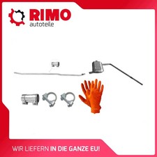 Per Trabant P 601 0.6 (1966-1990) Impianto di Scarico Tubo Centrale + Silenziatore